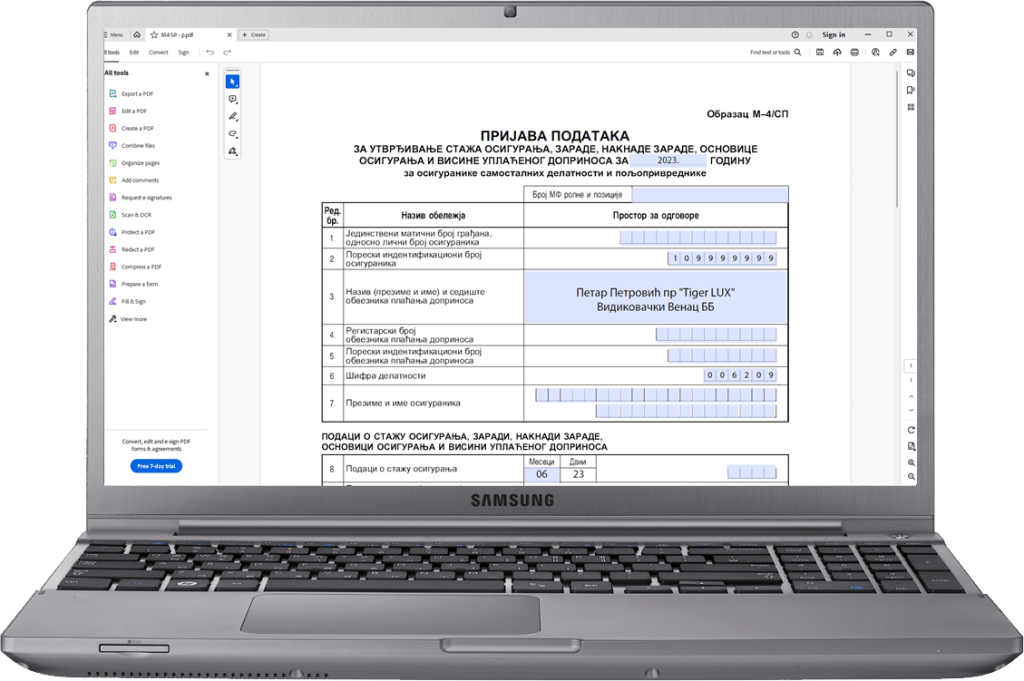 elektronski obrasci popunjivi